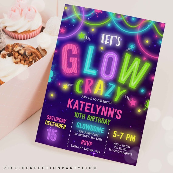 Neon glow / Birthday Glow party birthday