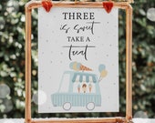 Ice Cream Truck Birthday Party Three Is Sweet Treat Sign Here's The Scoop Ice Cream Birthday Party Sweet Ice Cream Party Instant Download YQ Il_170x135