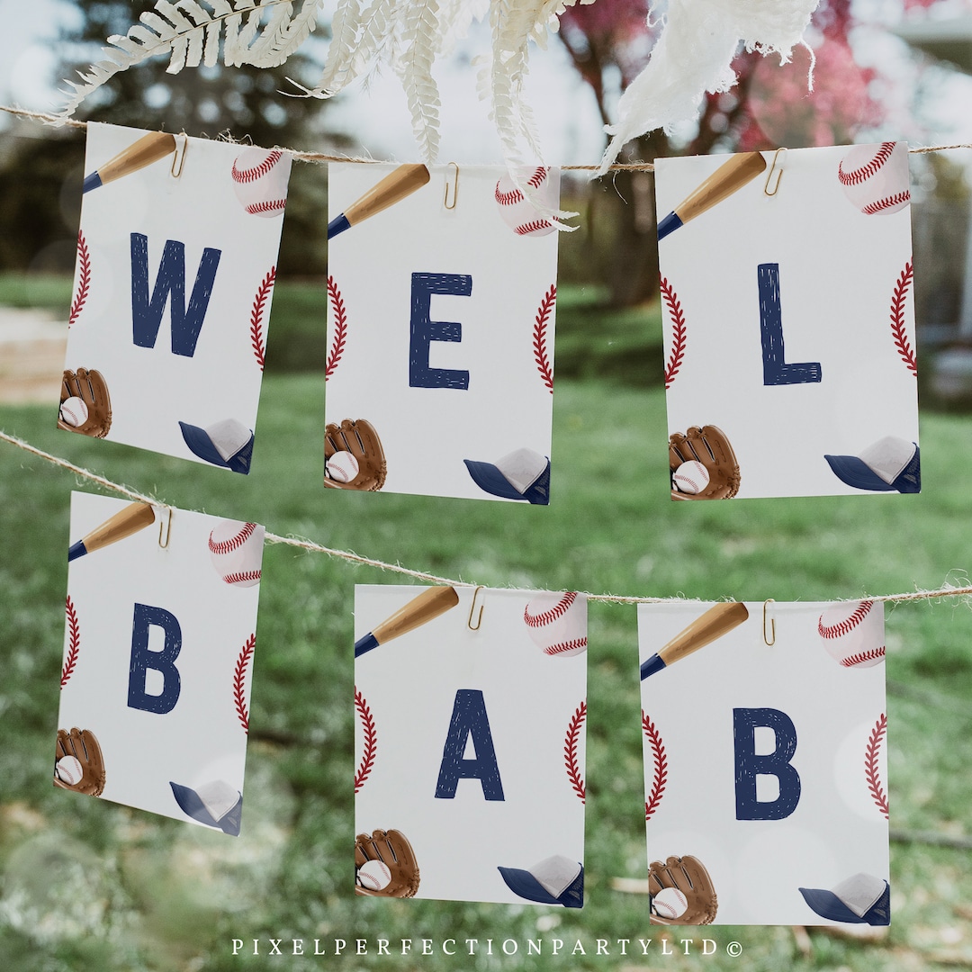 Baseball Baby Shower Backdrop Baby Boy Birthday Sports Party, image size:1080x1080