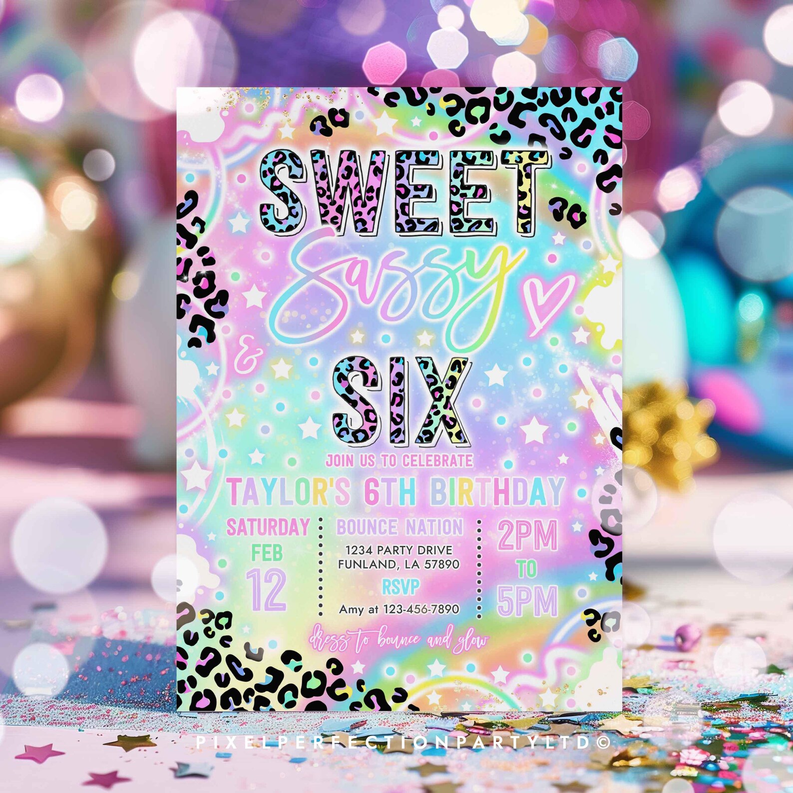 Sweet Sassy And Six Birthday Partynull