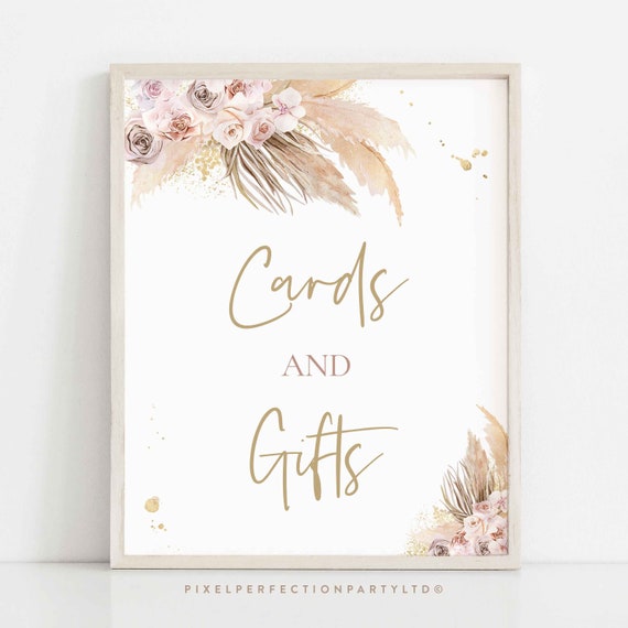 Pampas Grass Cards And Gifts Baby Shower Sign Pampas Grass Baby Shower Gift Table Sign Boho Baby Shower Tropical Desert Baby Shower PG Il_570xn