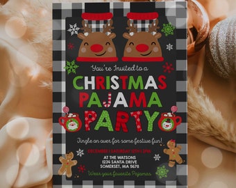 洋楽 OnOFFKristine Mirelle Invitation 2006 Christmas Pajama Party Invitation Christmas Pajama Party