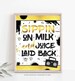 Two Legit To Quit Birthday Party Sign Sippin On Milk And Juice Party Sign Hip Hop Party Sign 90's Hip Hop Birthday Party Instant Download TL 
