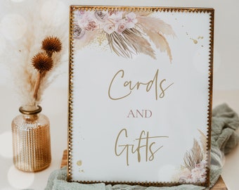 Pampas Grass Cards And Gifts Baby Shower Sign Pampas Grass Baby Shower Gift Table Sign Boho Baby Shower Tropical Desert Baby Shower PG