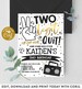 Editable Two Legit To Quit Birthday Party Invitation Two Legit To Quit 2nd Birthday Party Boy Hip Hop 2nd Birthday Party Instant Download TL 