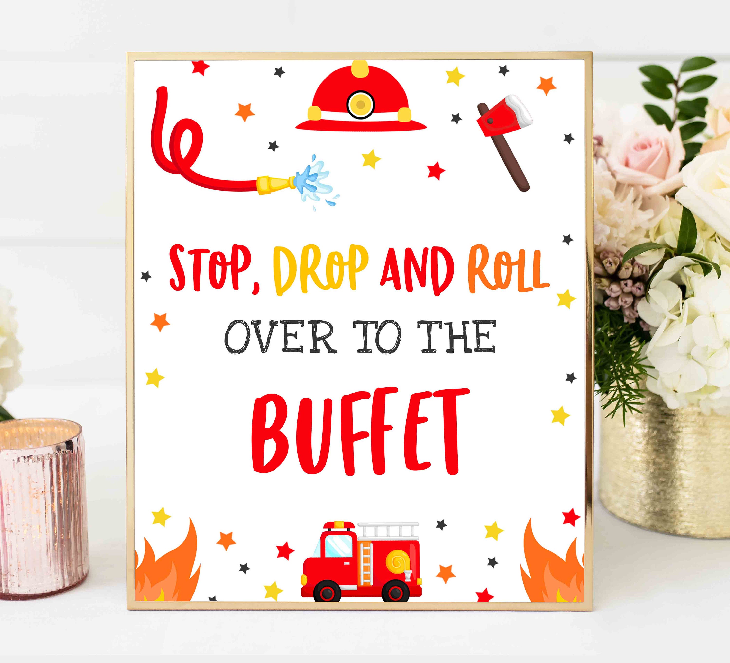Stop Drop Roll Printables