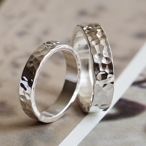 Matching Promise Rings, Personalized Couple Rings, Promise Rings For Couples, Couple Ring Set, His And Hers Promise Ring Sets