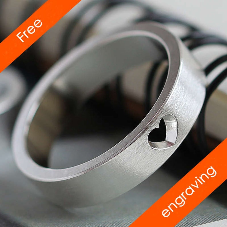 Matching Promise Rings Personalized Couple Rings Promise Etsy