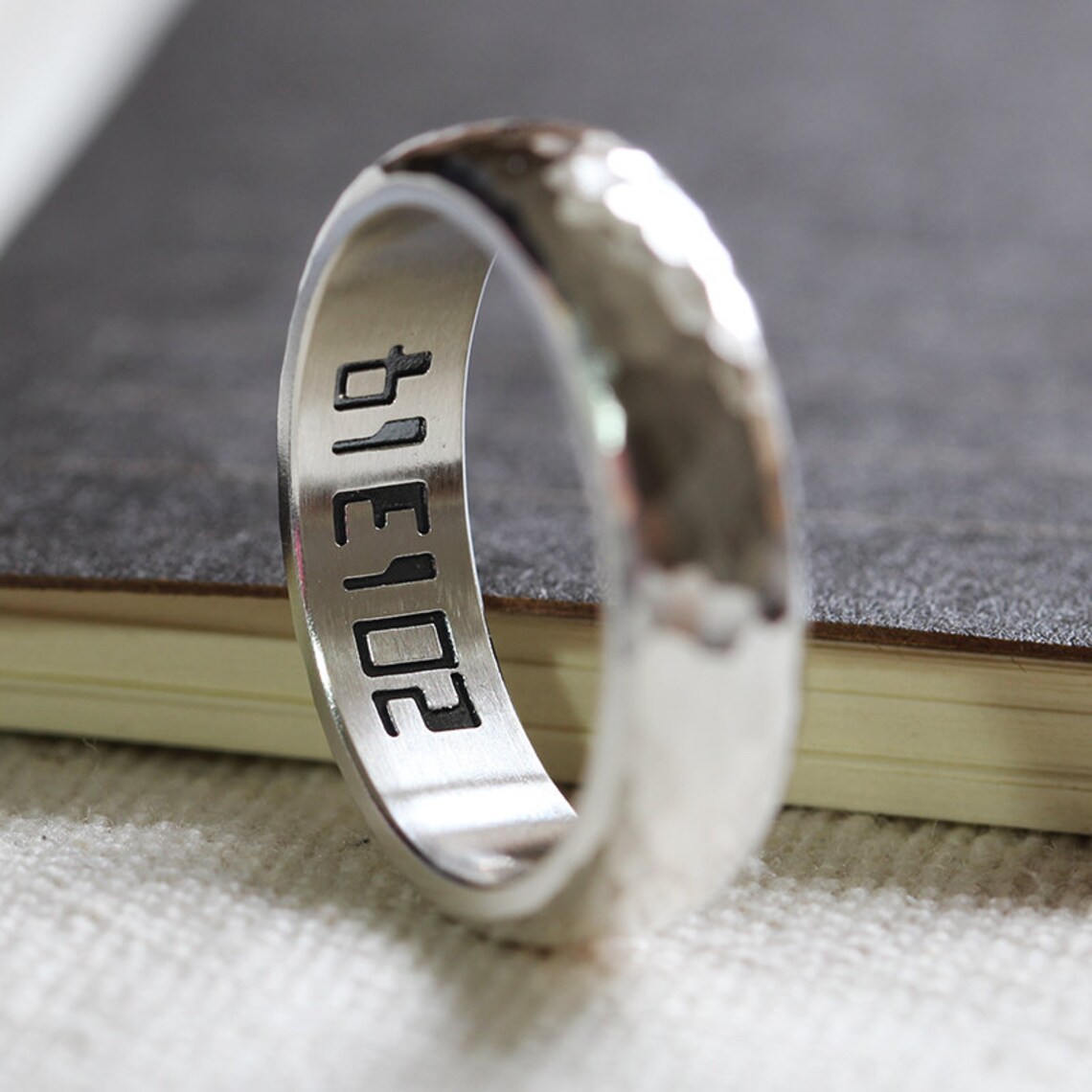 Matching Promise Rings, Personalized Couple Rings, Promise Rings for