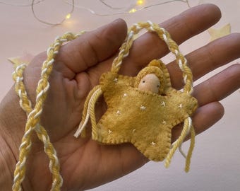StarKeeper Waldorf Doll PDF Pattern – Beginner Hand-Sewing Felt + YouTube Tutorial