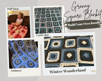 Build Your Own Bundle - Granny Square Blanket - PDF - Download
