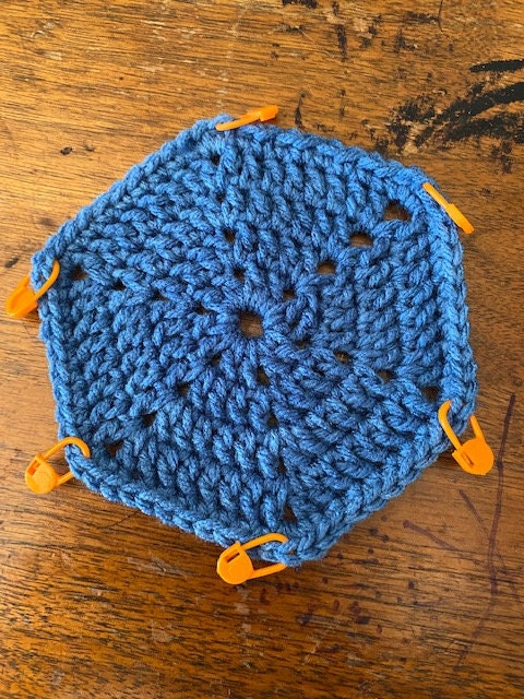 Hexagon Granny Square.  Beginner. Digital Pattern.  PDF. Download Now - Crochet Pattern