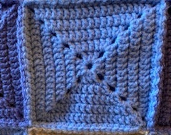 Classic Crochet Granny Square. Digital Pattern. PDF Pattern. Beginner Download Now - Crochet Pattern - Video Tutorial Granny Square Pattern.
