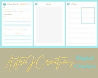 Crochet Journal Download Now - Digital PDF