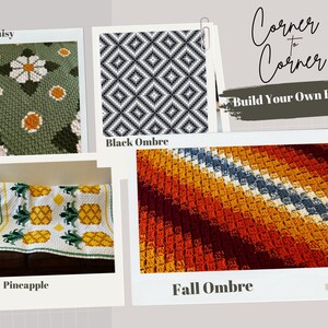Build Your Own Bundle - Corner to Corner Blankets - PDF - Download