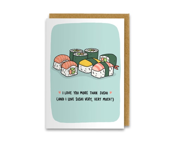 Sushi Bear | Greeting Card Sushi Bear | Greeting Card