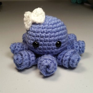 Crochet Octopus Plush, Small Amigurumi Octopus, Octopus Plushie Toy, Crochet Keychain Plush, Toy, Stocking Stuffer, kawaii, Gift for Kids image 6