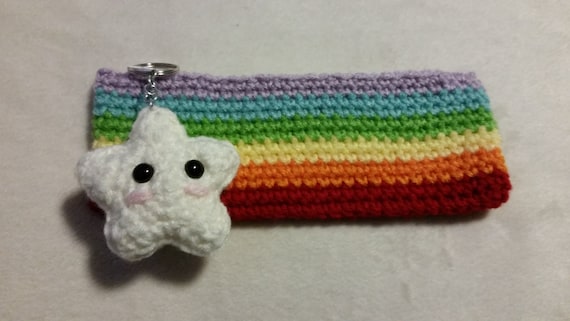 crochet pencil pouch