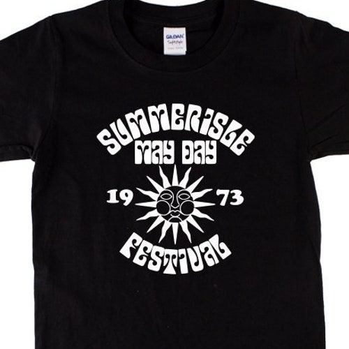 T-Shirt The Wicker Man - Summerisle May Day Festival 1973 - Maglietta Film Horror Cult - M1180