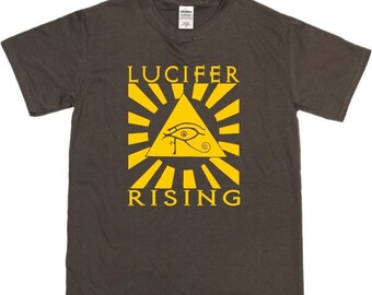Lucifer Rising T-shirt - Cult Psychedelic Film, Various Colours