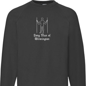 Long Man Of Wilmington Sweatshirt - Ancient Folklore, S-XXL Various Colours