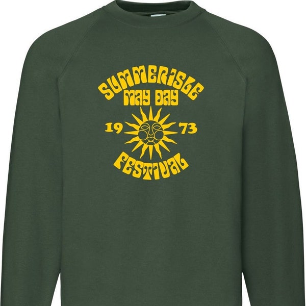 The Wicker Man 'Summerisle' Raglan Sweatshirt - Various Colours