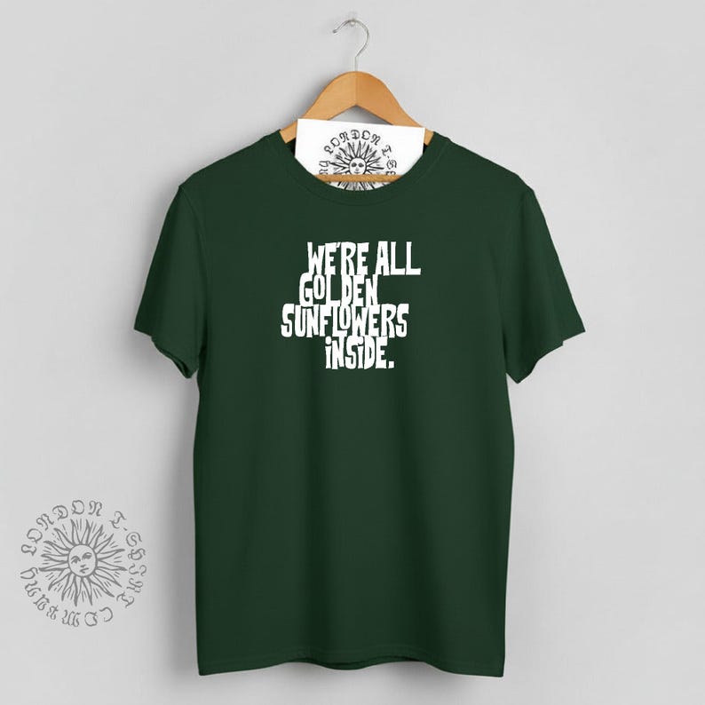 Camiseta "Golden Sunflowers" de Allen Ginsberg (varios colores) imagen 6
