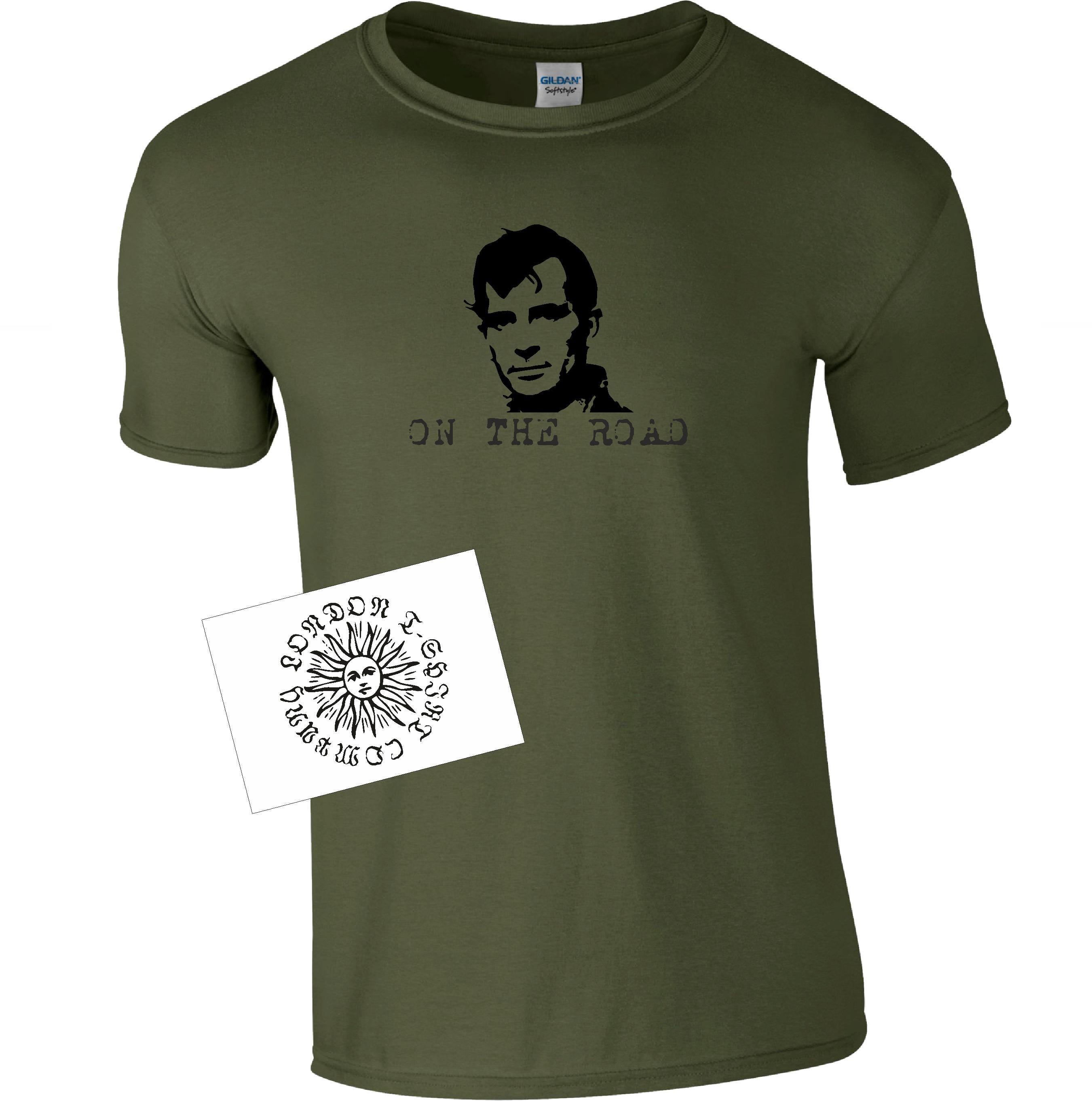 オン・ザ・ロードTシャツ - ジャック・ケルアック、ビート・カウンター