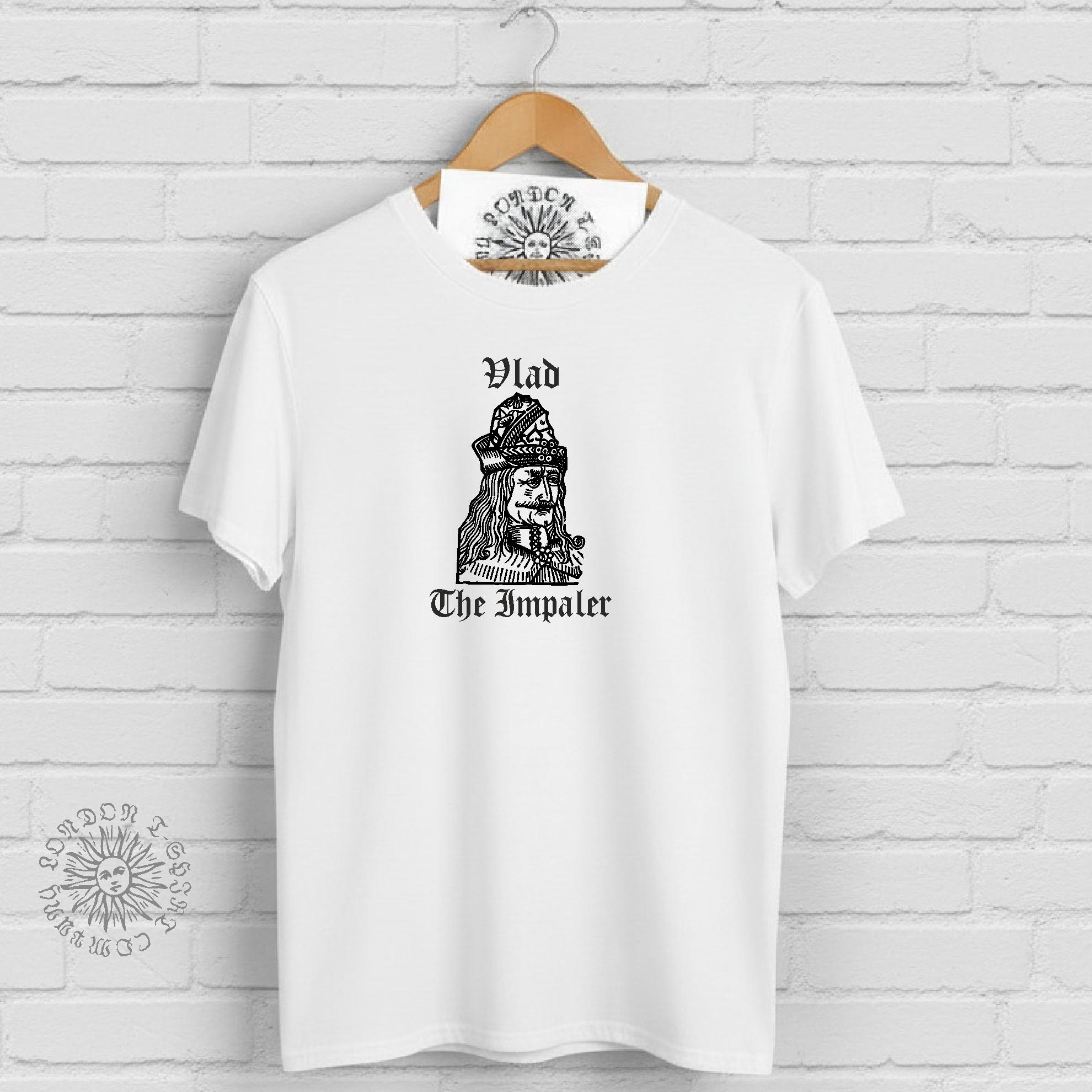 Vlad the Impaler T-shirt - Dracula, Gothic Horror, Various Colours