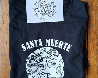 Santa Muerte T-Shirt - Mexican Saint Death, Day of the Dead, Various Colours