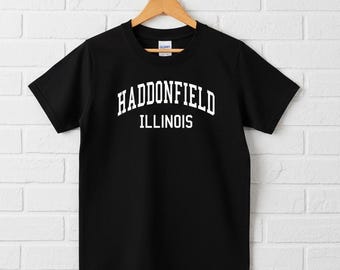 Haddonfield Illinois T-Shirt - Halloween, Town, College Style, S-XXL