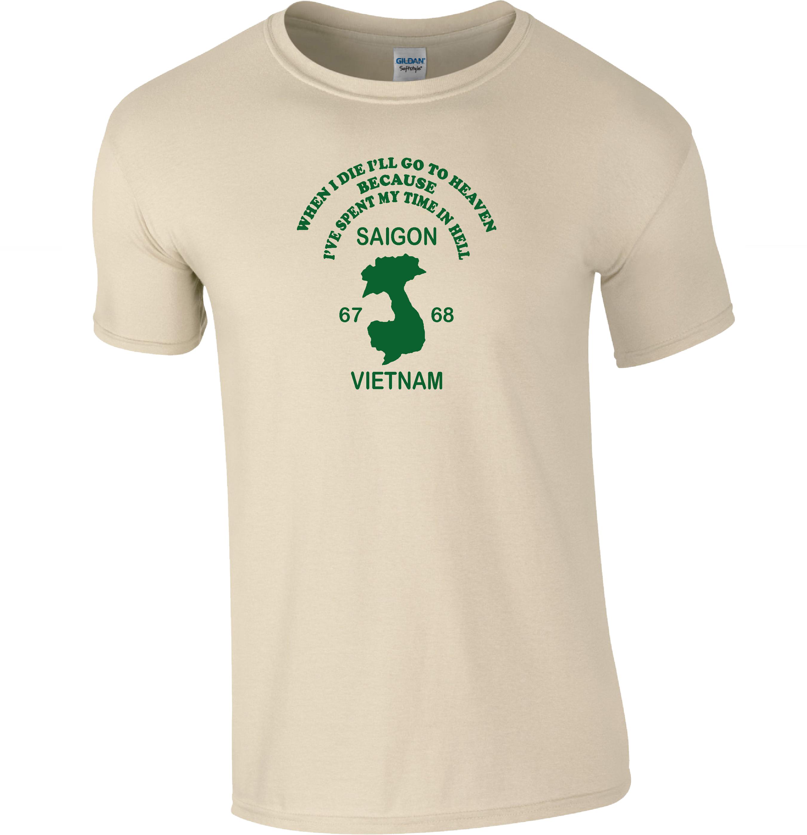 thumbnail image 2 of "I'm Sure To Go To Heaven..." Vietnam War Military Hat Pin – 14764 HO 2 of 6