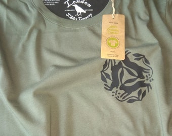 Three Hares T-Shirt - Nature, Ancient Folklore, S-XXL, Organic Cotton