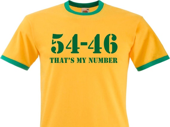 ontwikkeling geloof Diplomatie 54-46 That's My Number Ringer T-shirt Toots and the - Etsy