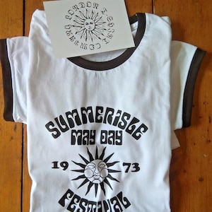 The Wicker Man Ringer T-Shirt - 'Summerisle May Day Festival 1973', Various Colours