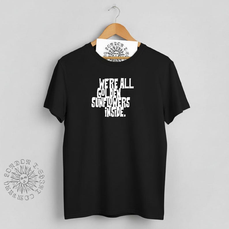 Camiseta "Golden Sunflowers" de Allen Ginsberg (varios colores) imagen 3