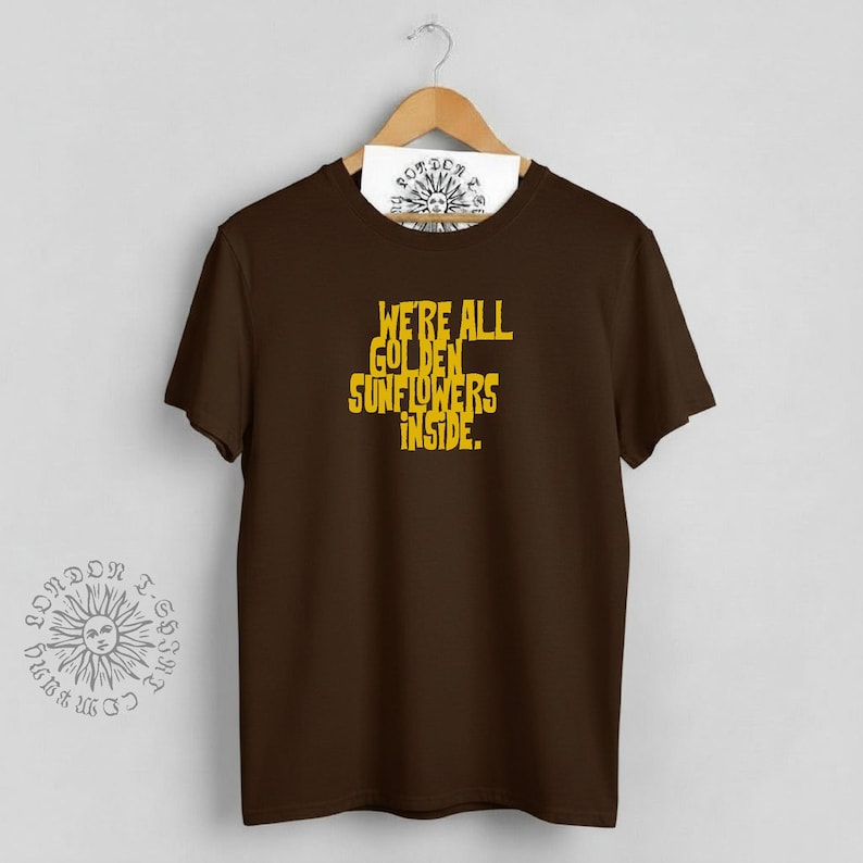 Camiseta "Golden Sunflowers" de Allen Ginsberg (varios colores) imagen 1