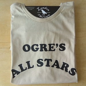 Ogre&#39;s All Stars T-Shirt - As Worn By Frank Zappa, 60s, Retro, Various Colours