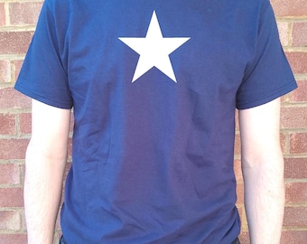 Retro Star T-Shirt - 70's Style Rocker, Various Colours