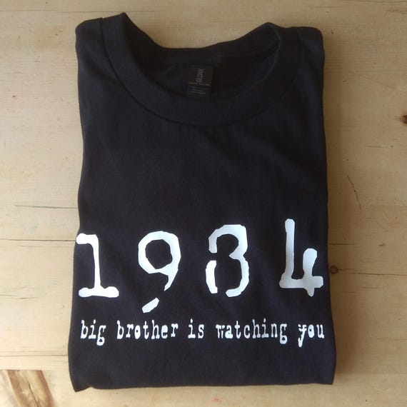 1984 Tシャツ - ジョージ・オーウェル、ビッグ・ブラザー、各種カラー