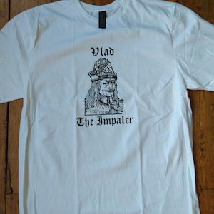 Vlad The Impaler T-Shirt - Dracula, Gothic Horror, Various Colours S-XXL