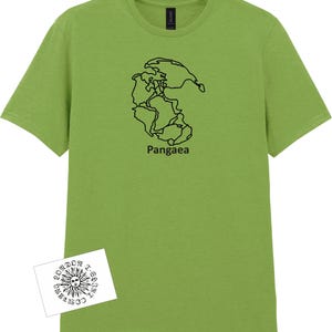 Pangaea T-Shirt - Superkontinent Karte, Geographie, Geologie Geschenk, Geschichte verschiedene Farben