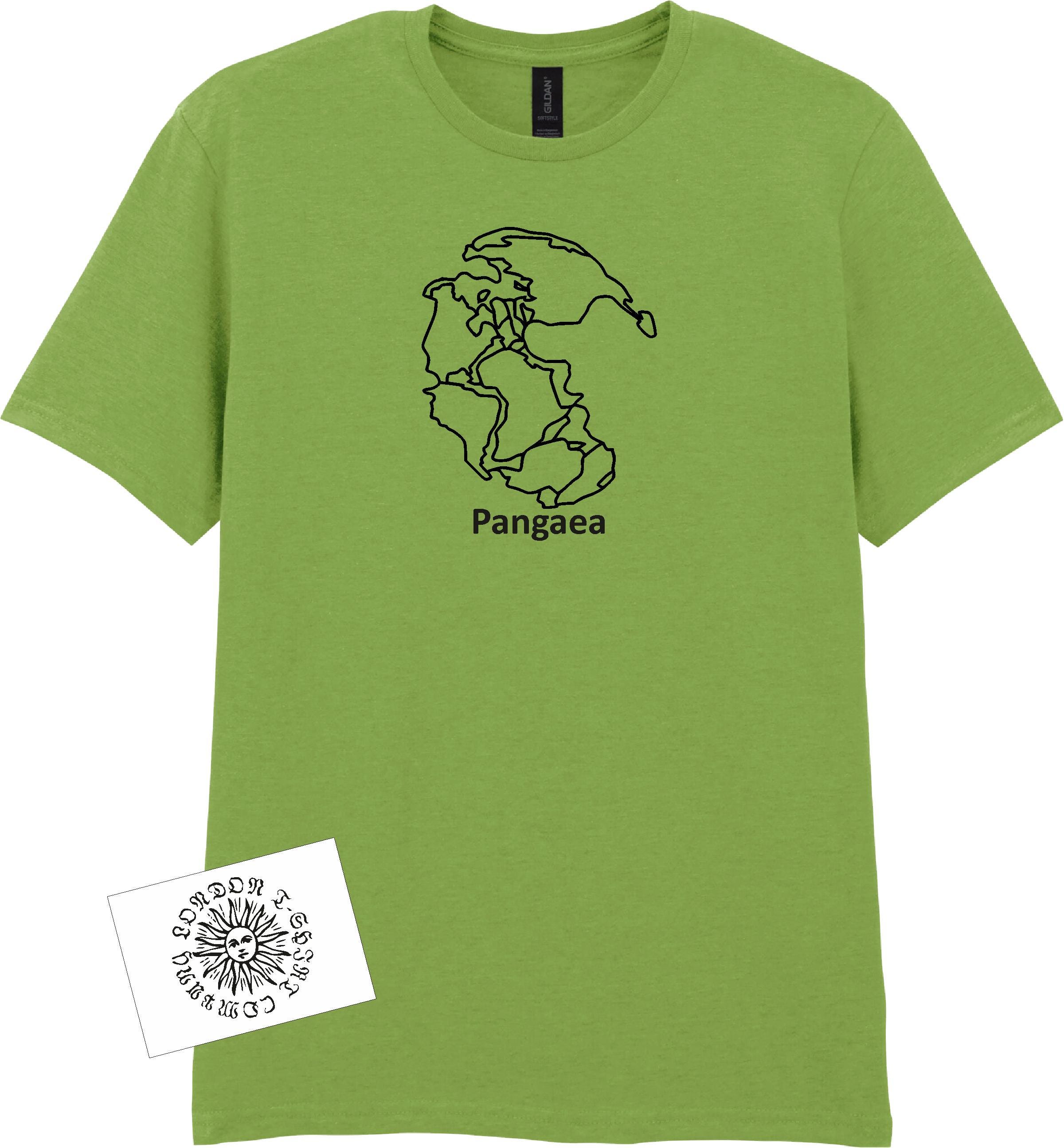 Pangaea T-shirt - Supercontinent Map, Geography, Geology Gift