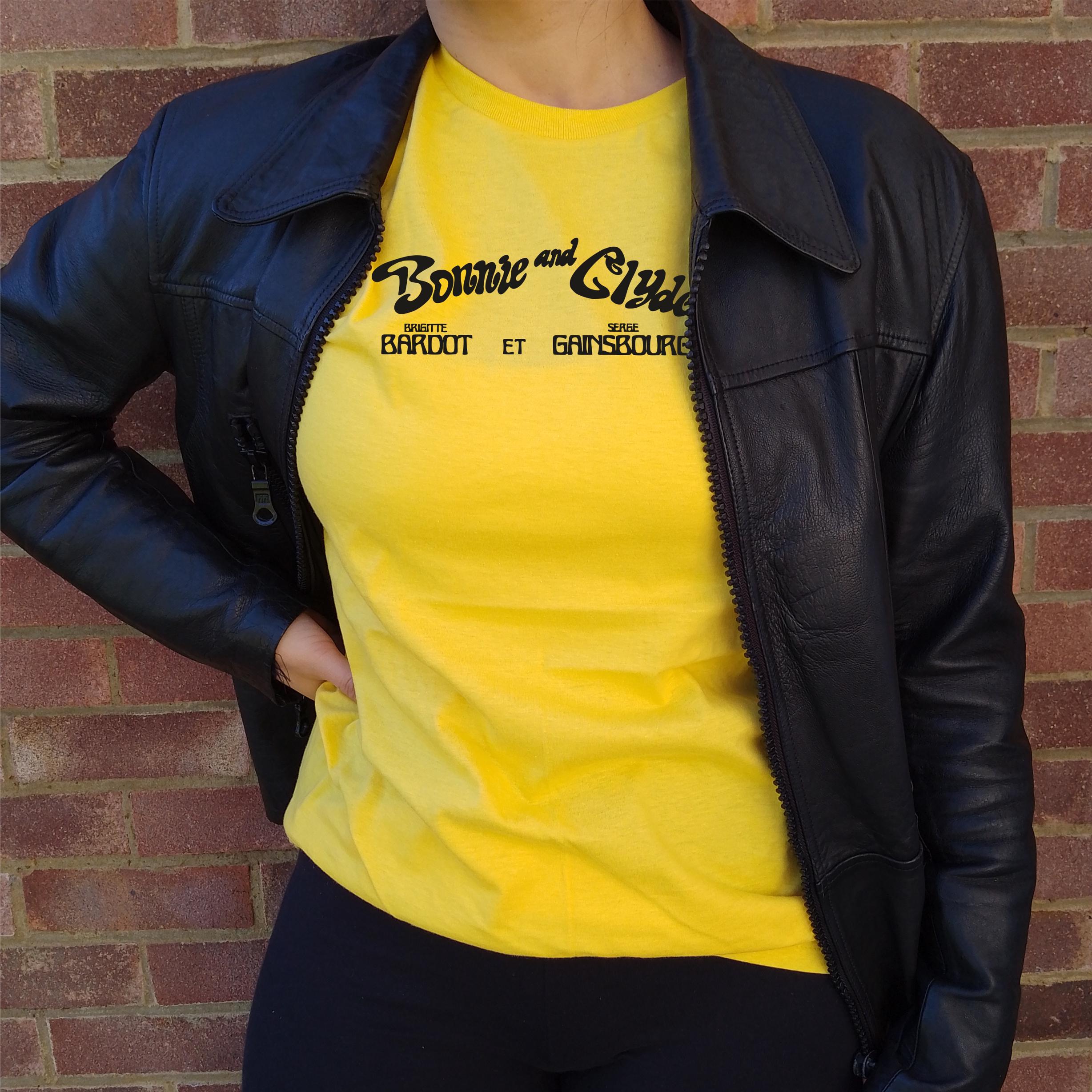 Bonnie and Clyde T-shirt - Serge Gainsbourg & Brigitte