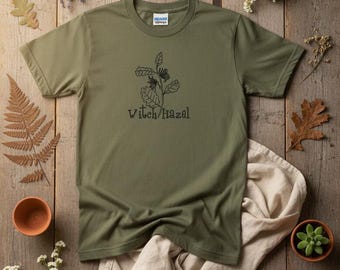 Witch Hazel T-shirt - Folklore, Magic, Gift, Plant, Nature