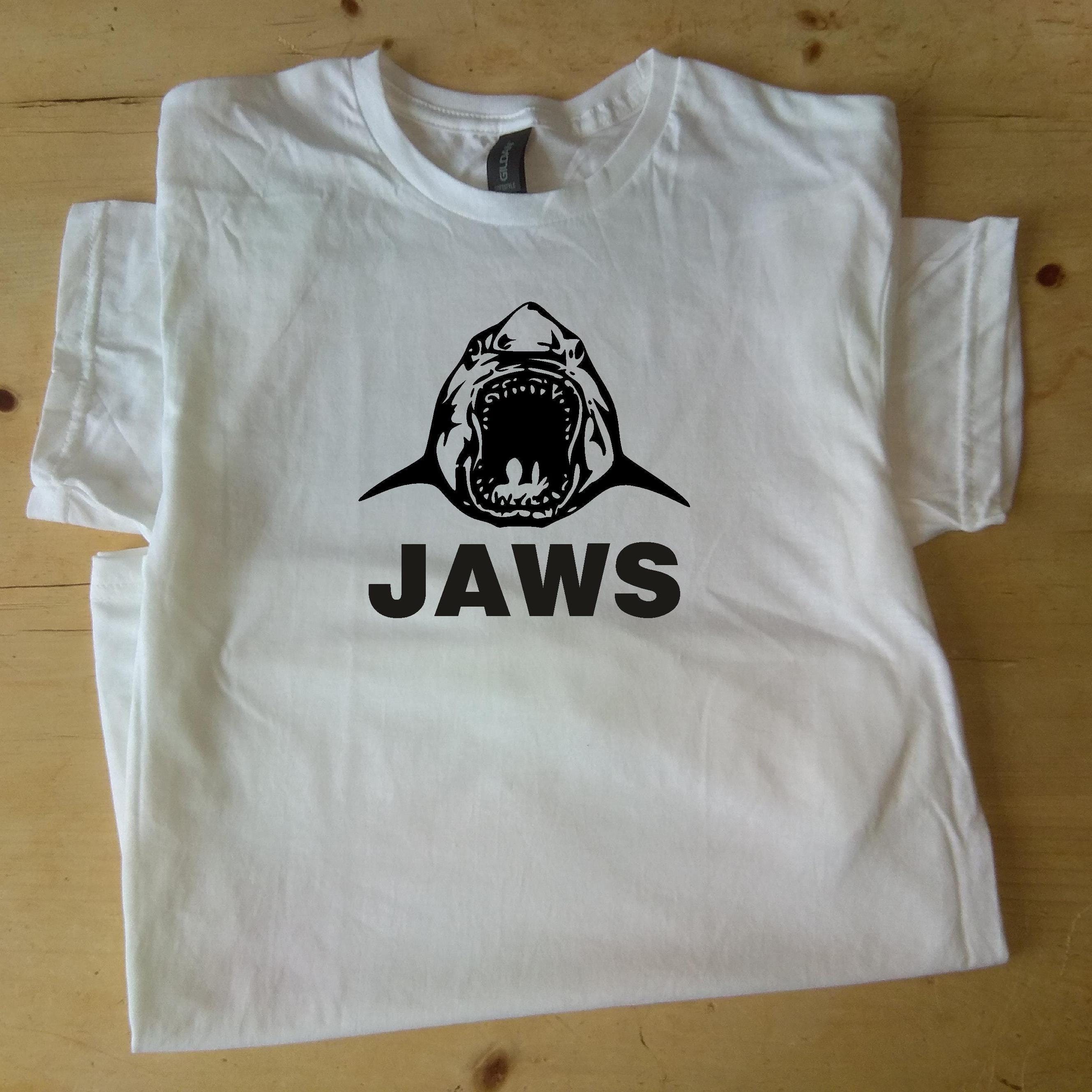 Jaws T-shirt - as Worn by Steven Spielberg and Crew, Shark