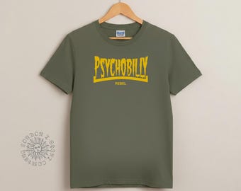 サイコビリー レベル Tシャツ - パンク、ロックンロール、ロカビリー