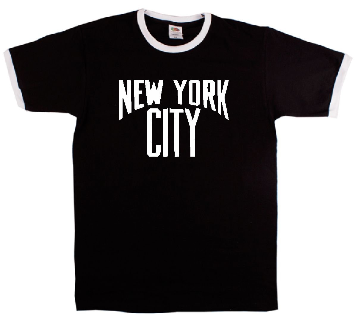 NYC Ringer T-shirt - New York, John Lennon, S-XXL, Various Colours 