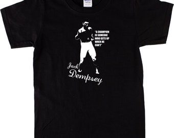 Jack Dempsey T-shirt - Boxing Legend, Retro, Various Colours