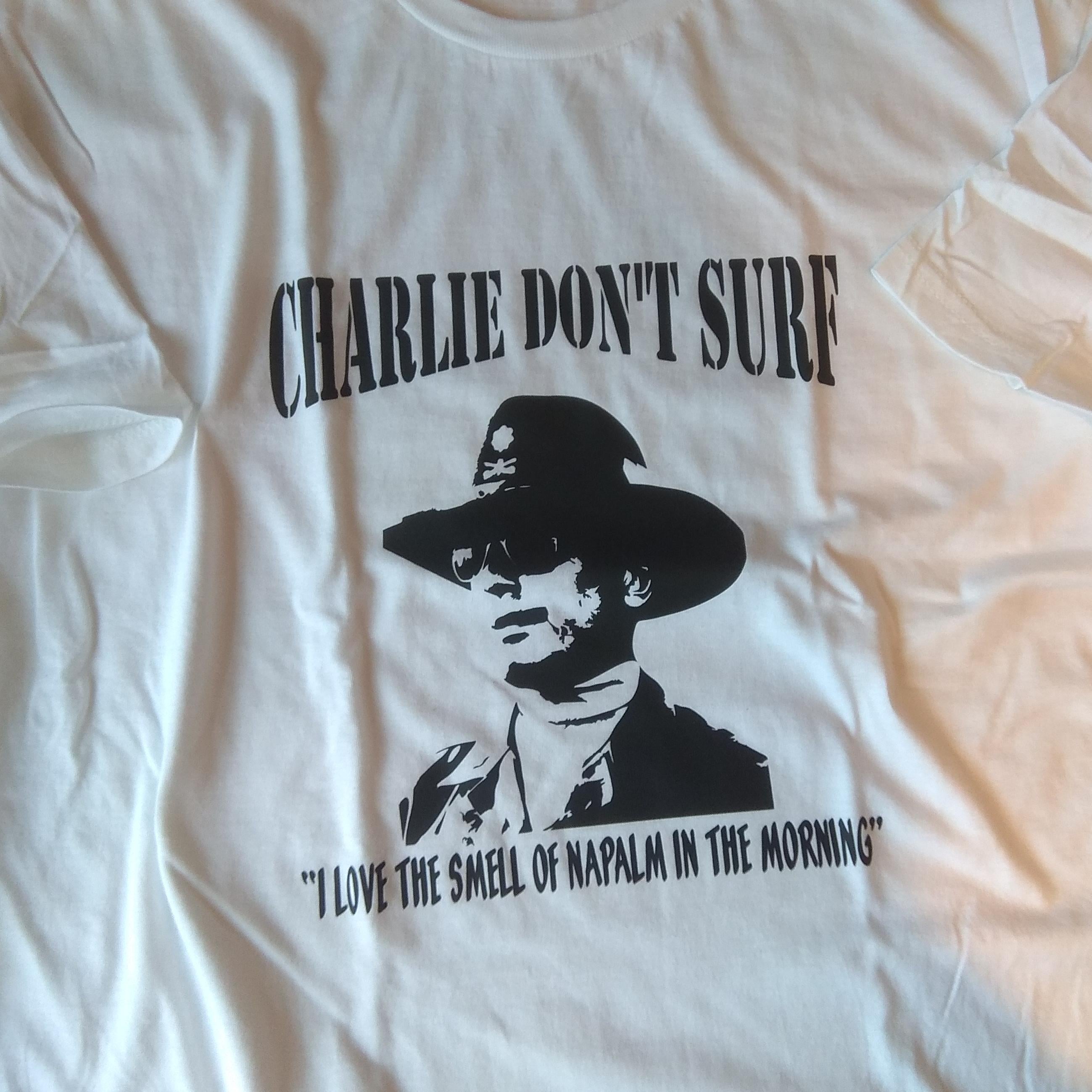 Apocalypse Now T-shirt - Charlie Don't Surf 'nepalm', Cult Film